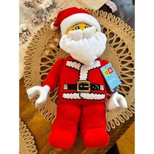 LEGO Target Santa Plush Toy Christmas Character Red Green White Classic Holiday